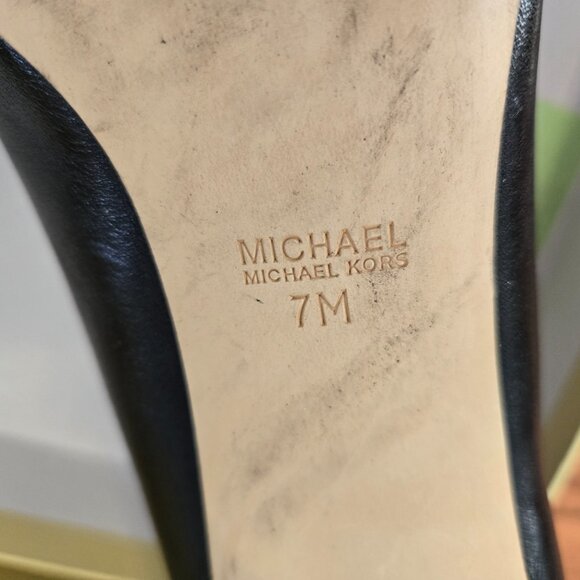 EEUC Michael Kors Prescott Open toe leather sandals size 7 - Picture 5 of 7